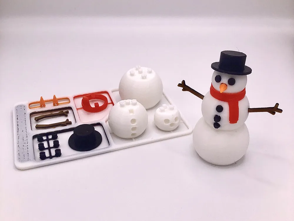 Christmas Snowman Kit Card! - Free 3D Print Model - MakerWorld