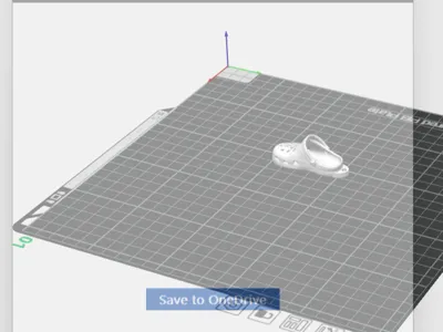 less bulky croc keychain