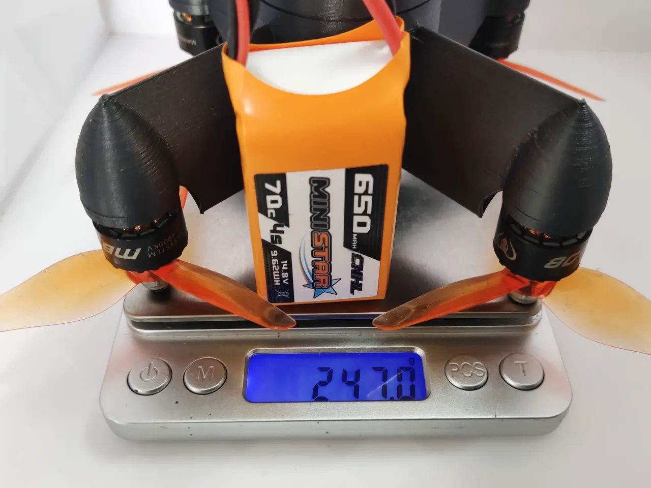 Worlds Fastest Sub 250 gram FPV Quad/Drone view 2