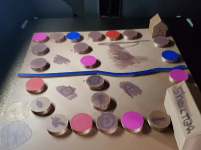 Adopt-a-pet 3d printed board game
