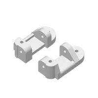 Traxxas Slash 2WD Right and Left Caster Blocks