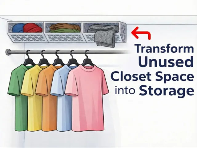 Overhead Closet Storage Shelf (also for IKEA PAX)