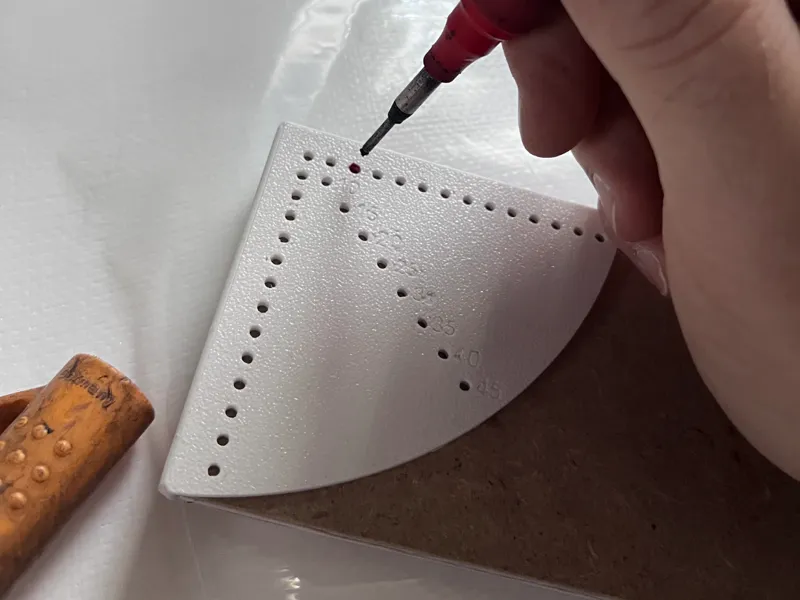 corner hole marking gauge