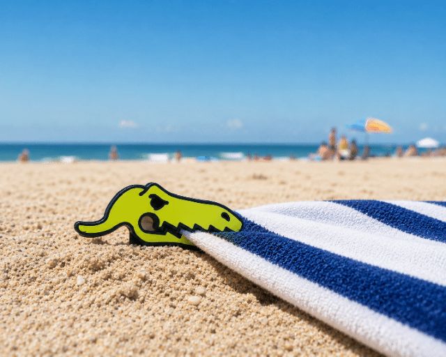 Dragon dinosaur beach Towel Clip | Anchor | Strake