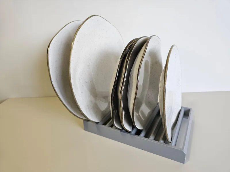 Sturdy Vertical Dinner Plate Holder