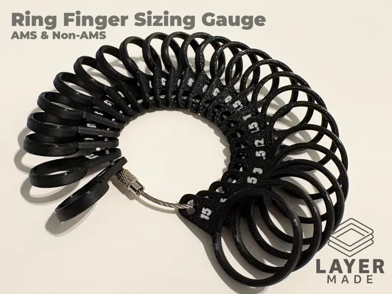 Ring Finger Sizing Gauge (AMS and Non-AMS)