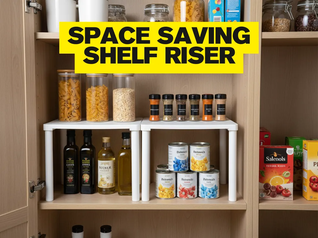 Pantry Shelf - Space Saving Cabinet Riser Storage - Free 3D Print Model ...