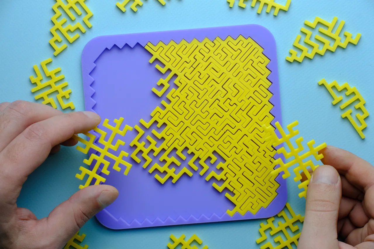 Geometric Jigsaw Puzzle For Adults view 3