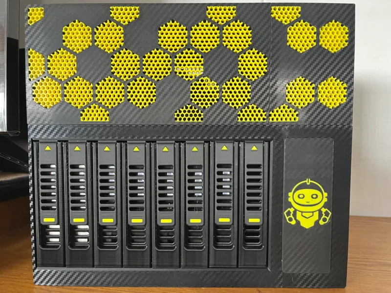 8-bay sata/sas mini-itx NAS case