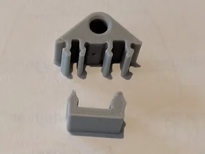 Clip holder for VW Eos roof rail flap