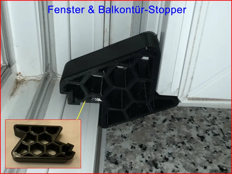 Fenster & Balkontür Stopper (window stopper)