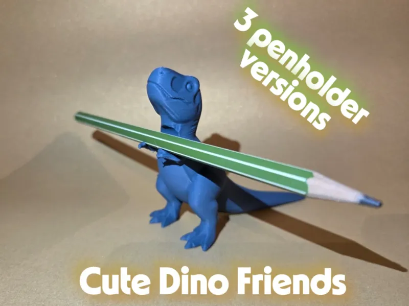 Cute Dino Friends - Penholder