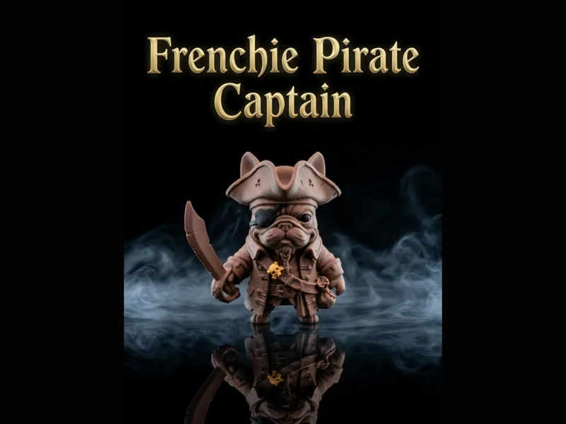 FRENCHIE PIRATE — Captain of the Seven Seas