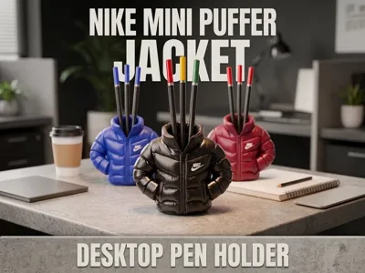 Nike Puffer Jacket Desktop Pen holder
