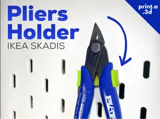 Pliers stand for ikea skadis