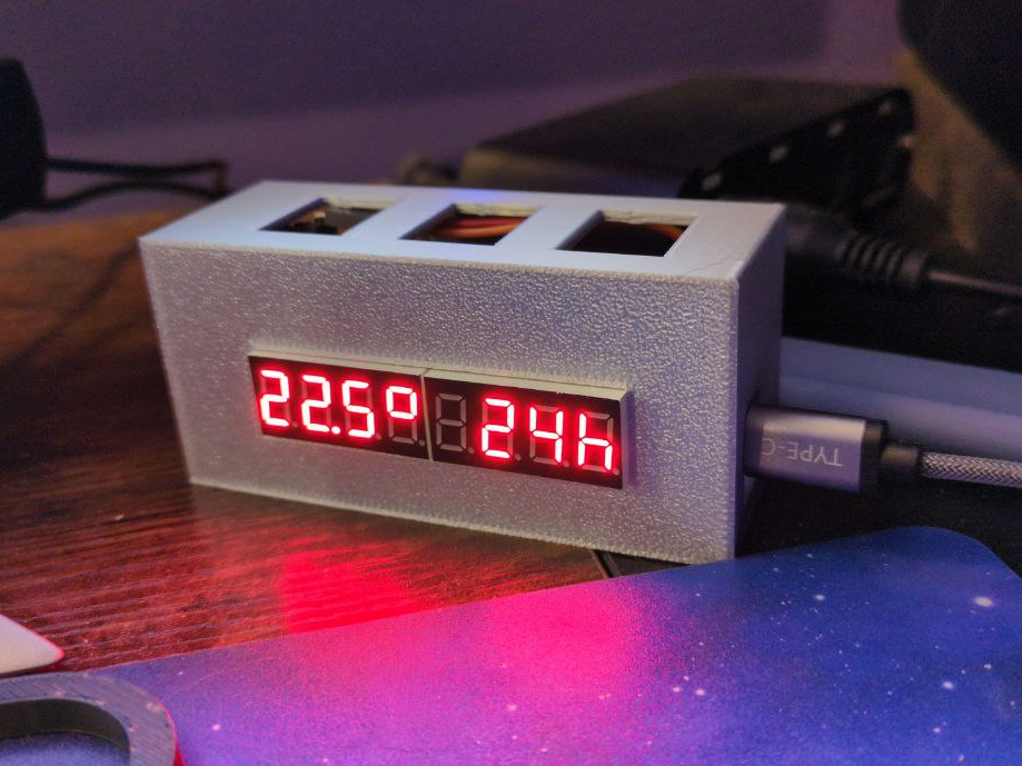 Project Case for MAX7219 8-Digit Display 