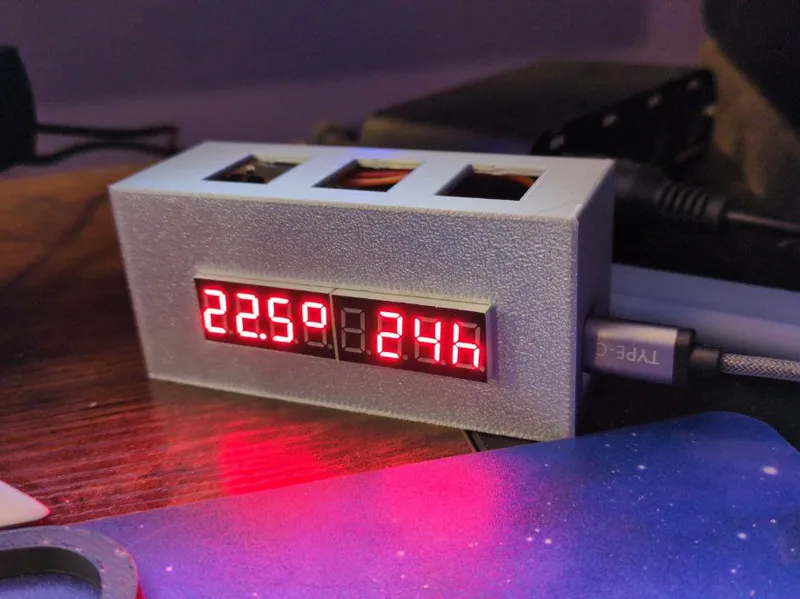 Project Case for MAX7219 8-Digit Display