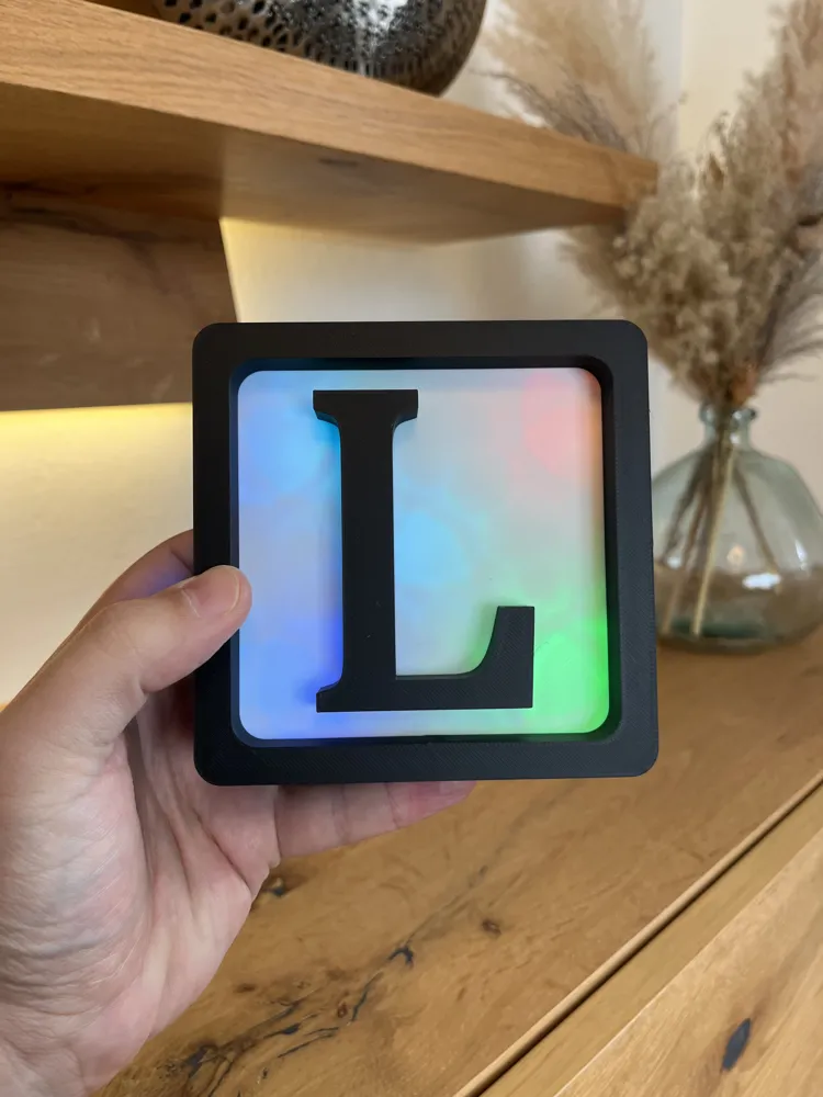 Lightbox L // Build words yourself, modular & LED by LetHimPrint ...