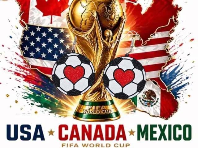 Mundial 2026 earrings