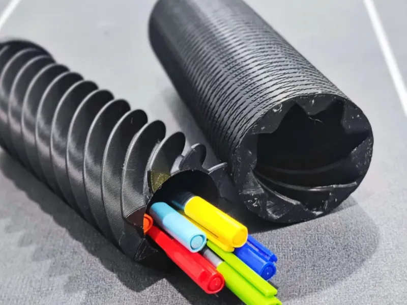 Knurled Twisty Pencil Case 