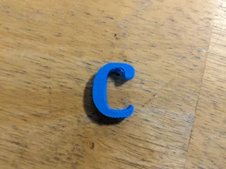 Small Letter C