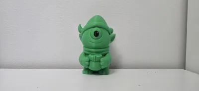 Cute Green Cyclops Monster Desk Figure - Free 3D Print Model - MakerWorld