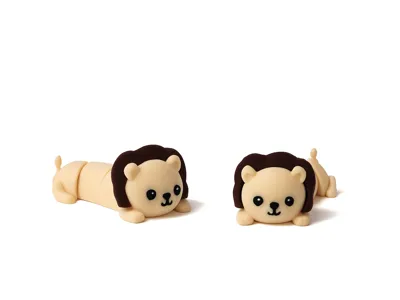 Cute Lion 3D Print - Articulated Flexy Flexi -STL
