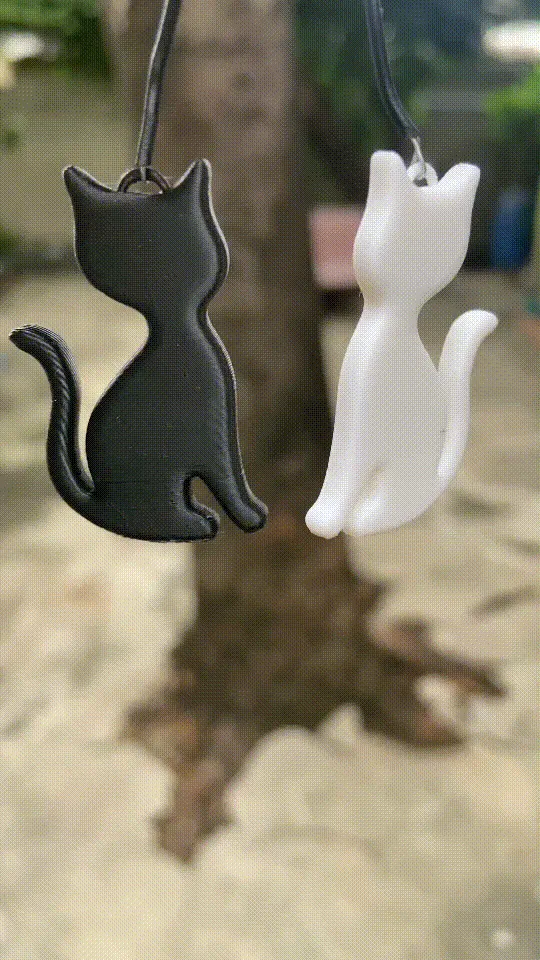 Cat Earring & Pendant view 2