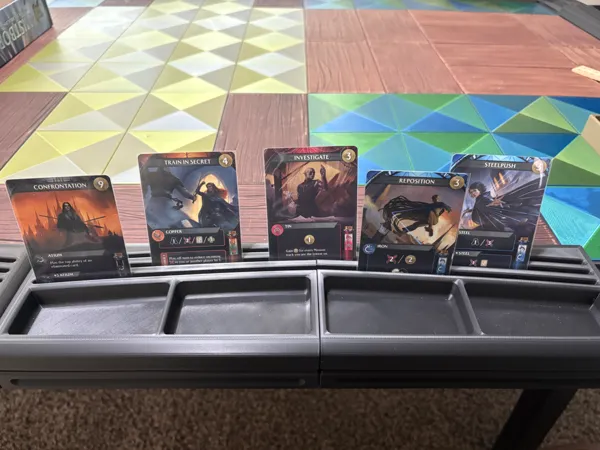 Rails à cartes incurvés pour jeu Encore
