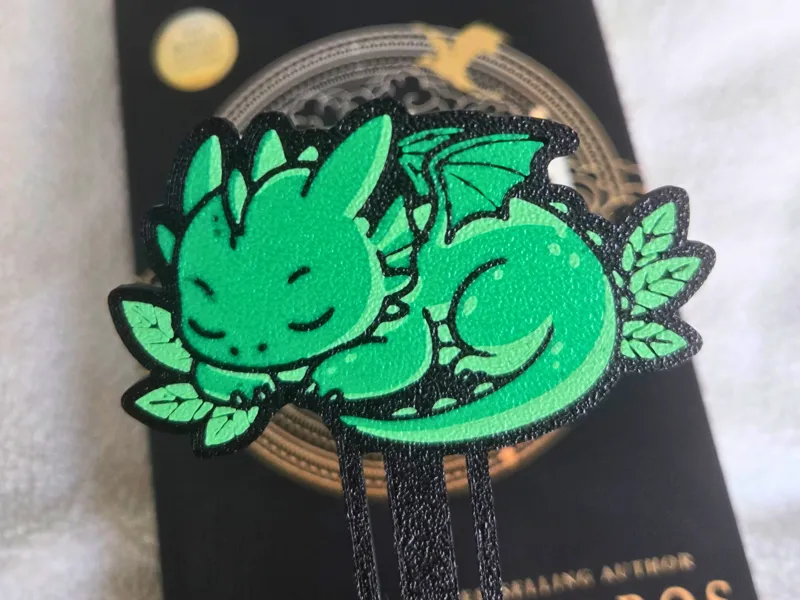 Leaf Dragon Bookmark – Sleepy Dragon Series