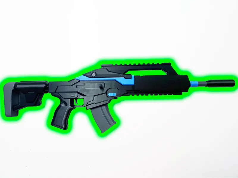 Fortnite Holo Twister Assault Rifle 30" Model 1:1