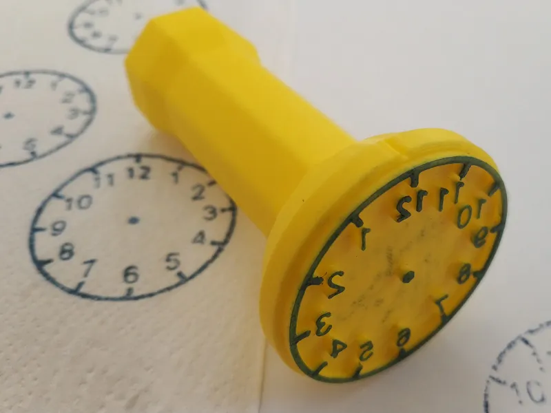 clock stamp