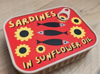 Playing card deck sardine box (bicycle compatible)