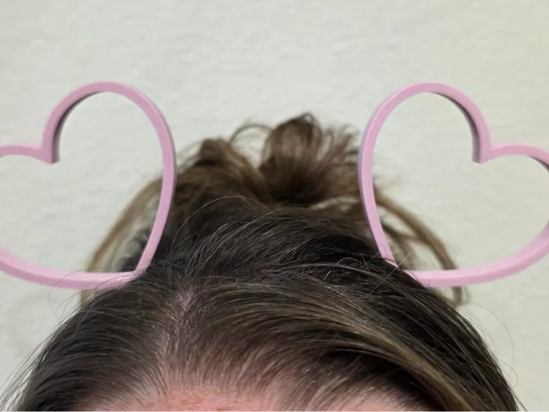 Sweetheart Mickey Ears – Minimalist Heart Headband
