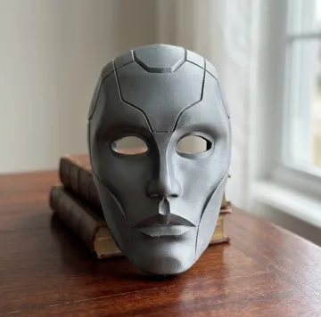 Pieza para disfraz o exhibición: Latverian witch mask from avengers doomsday — vista de referencia 4