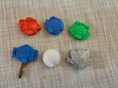 Transformers Cyber Key/Force Chip Covers 