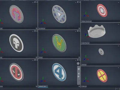 Marvel Coaster Set