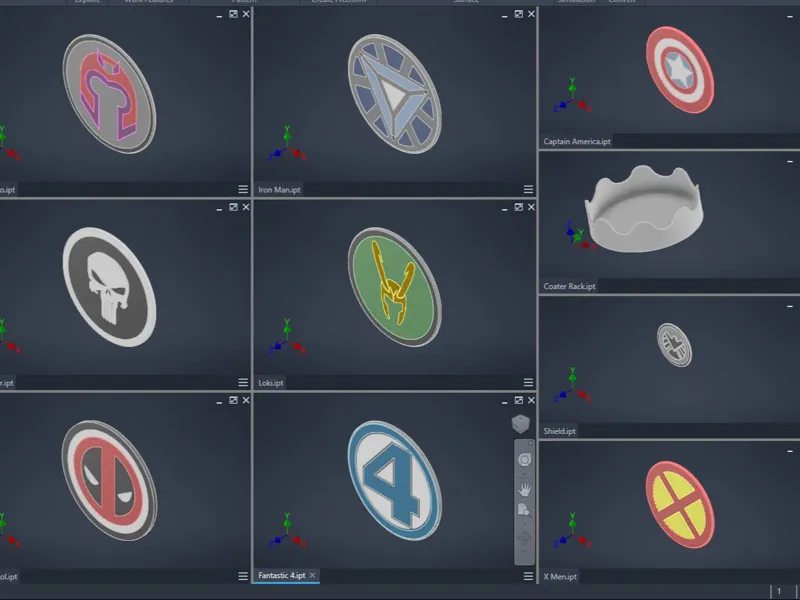 Marvel Coaster Set