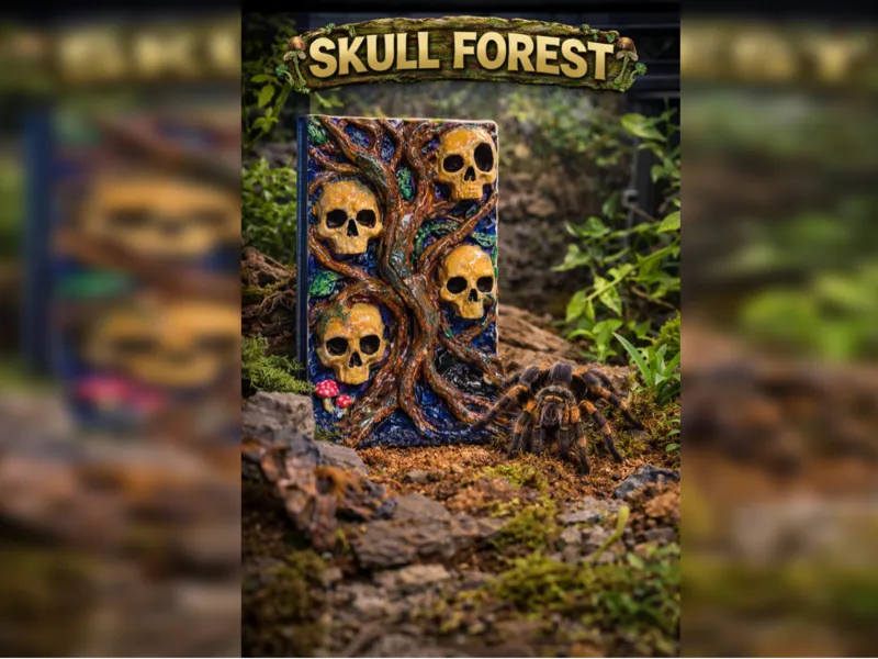 Terra Background „Skull Forest" -Fantasy Dead Tree
