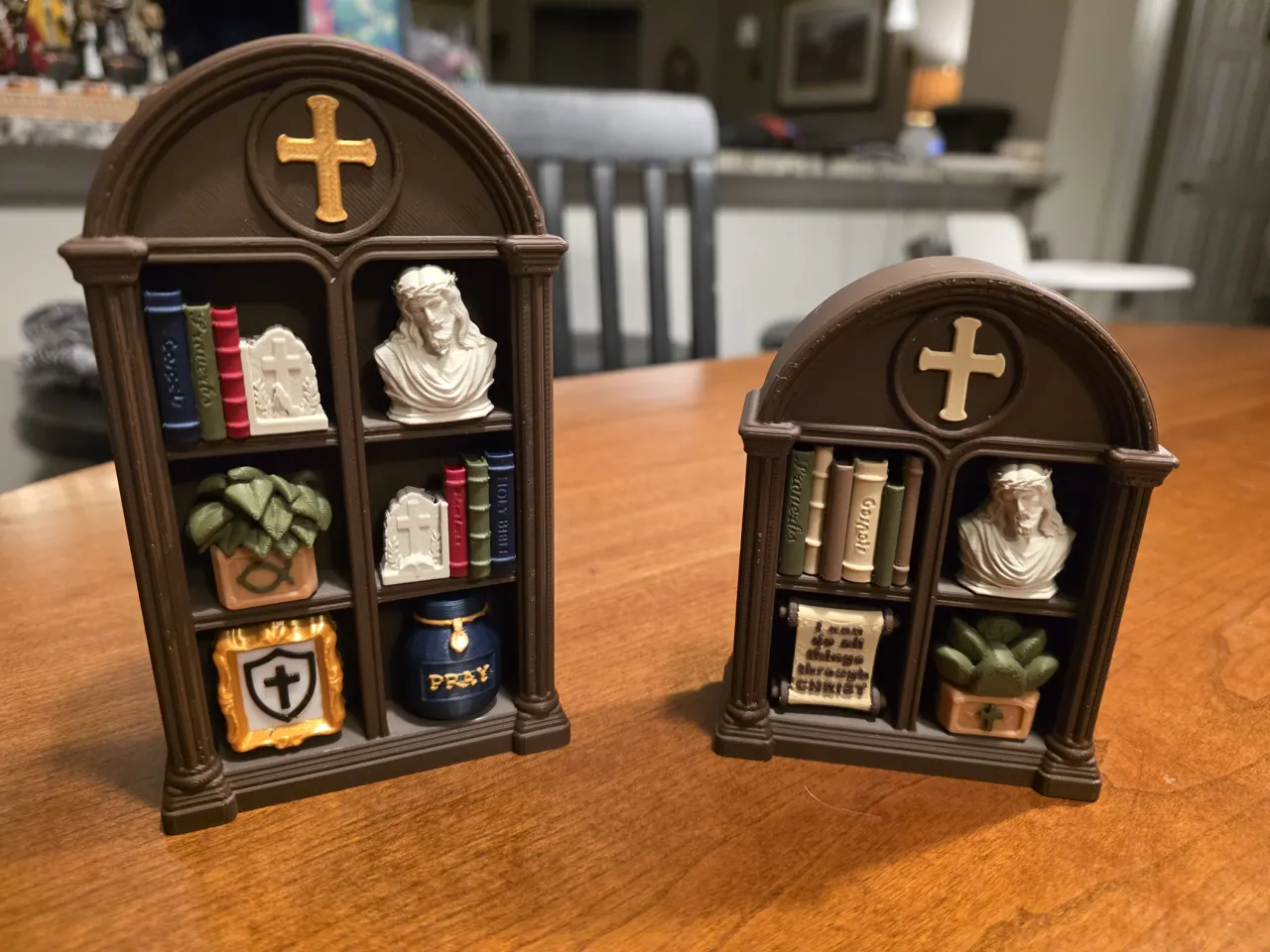 Christian bookshelf fidget clicker! view 3