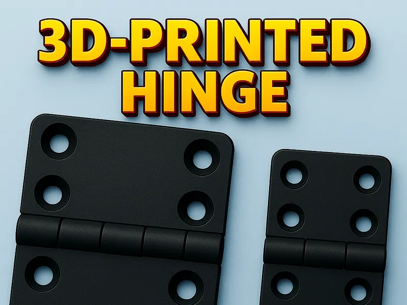 Durable 3D-Printed Hinges – 90° Rotation 