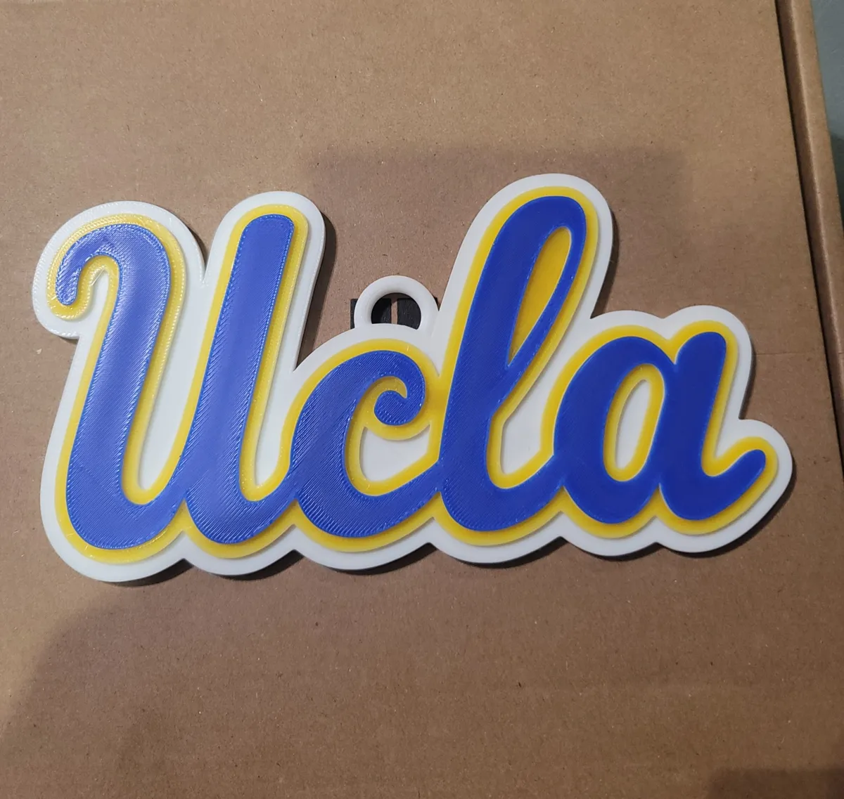 UCLA 3d logo 180mm series - Free 3D Print Model - MakerWorld