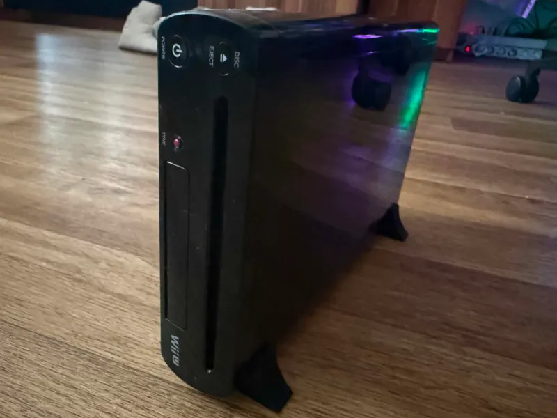 Vertical stand for Nintendo WiiU