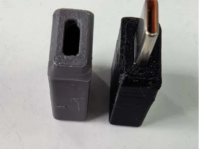 USB-A Female to Type-C Male OTG Enclosure