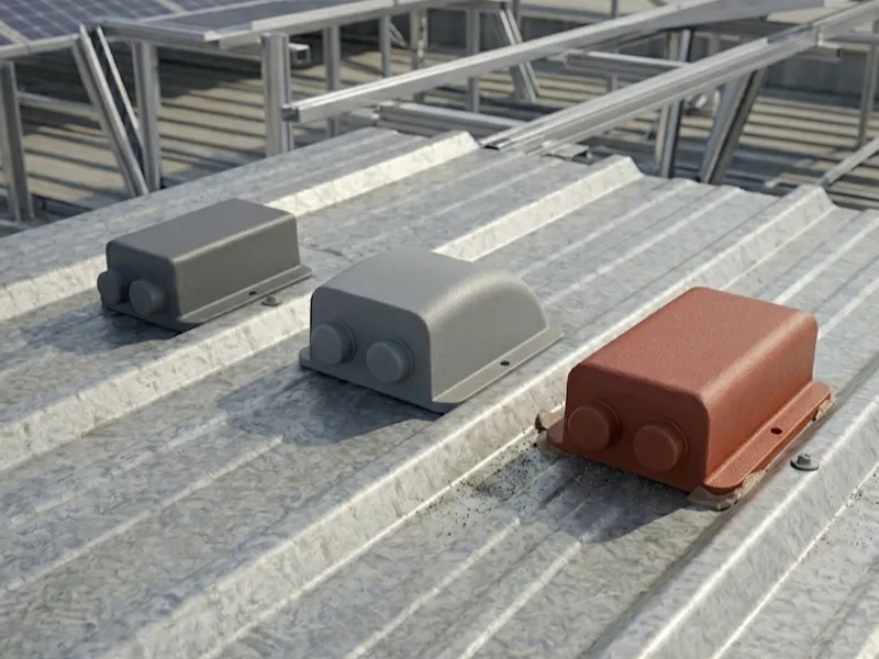 Balkonkraftwerk Solar Dachdurchführung 