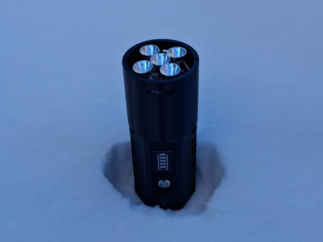 20k Lumen 3d Printed Flashlight 