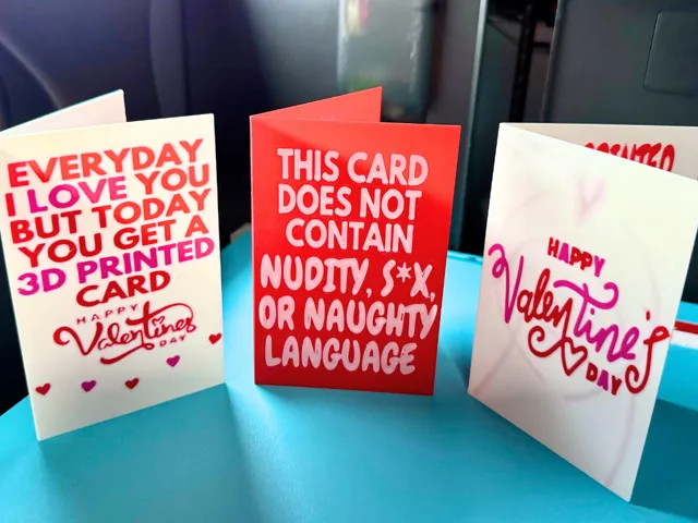 Foldable Valentine's Day Cards Pack