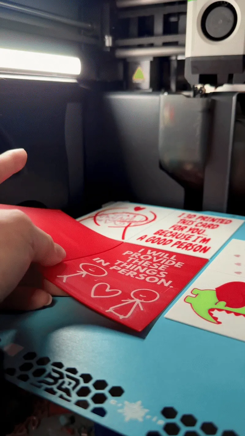 Foldable Valentine's Day Cards Pack view 2