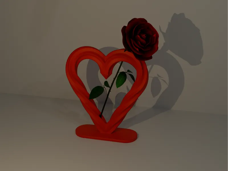 Love heart valentines