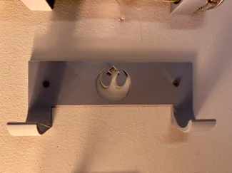 Lightsaber Wall Mount with Rebel Alliance Logo